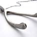 Wishbone Statement necklace, Big Wishbone Necklace, actual wishbone, life size brass wishbone long necklace