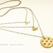 Ritz Cracker Necklace Mouse cheese Layered long chain cracker charm foodie necklace Mothers day