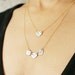 Personalized date necklace, custom graduation date, baby birth date new mom heart necklace, anniversary date