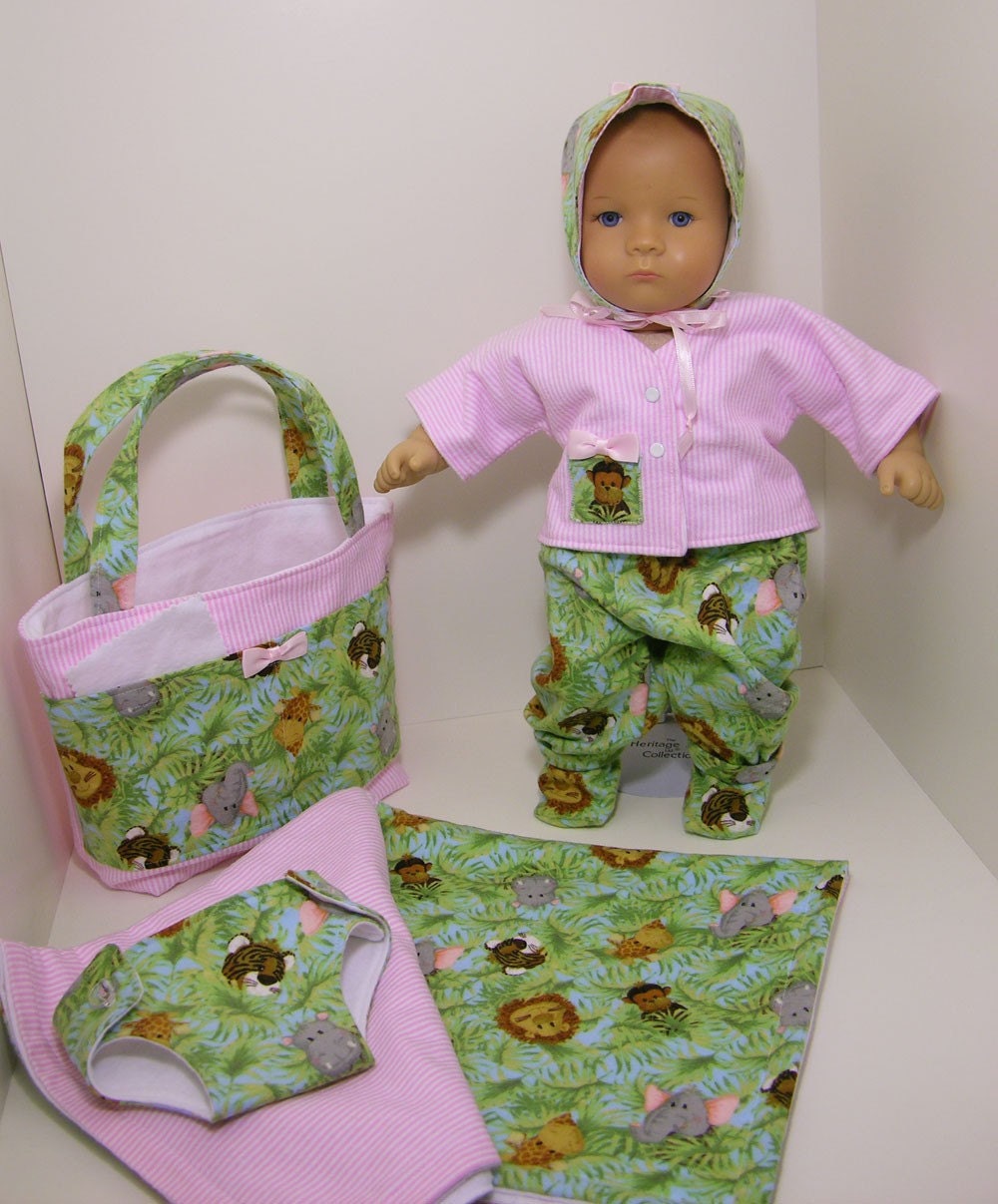 Bitty Baby Playtime set with lots of extras - Jungle Babies