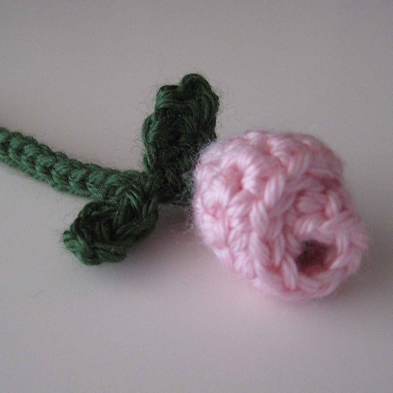 Crochet Pattern -- Rosebud Embellishment