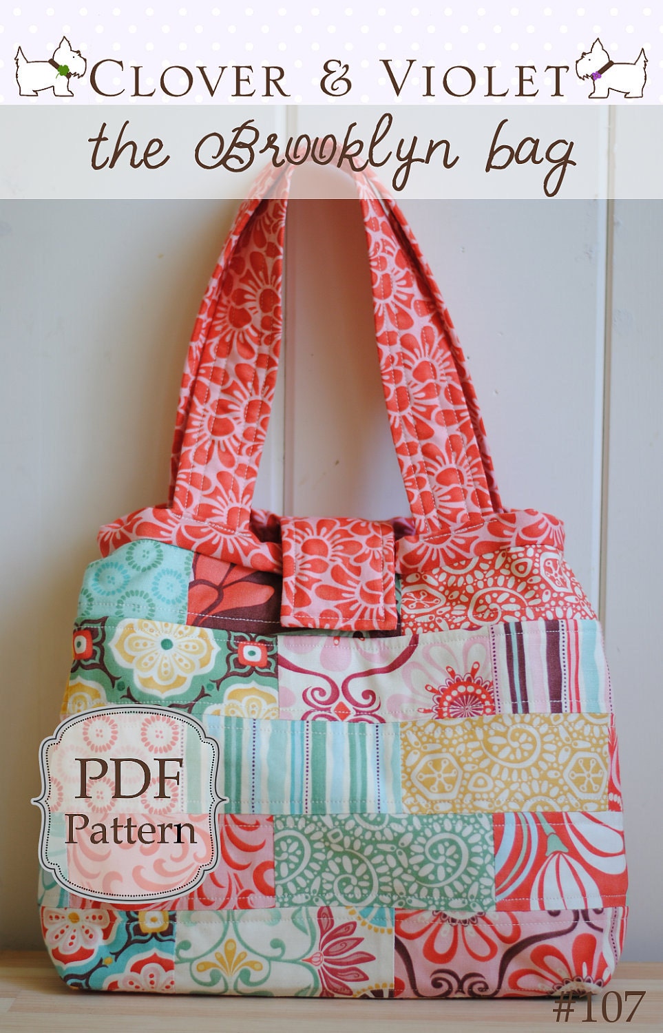the Brooklyn bag (pdf sewing pattern)
