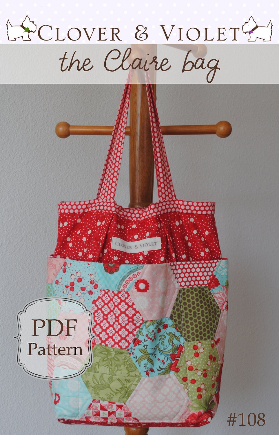 the Claire diaper or travel bag (pdf sewing pattern)