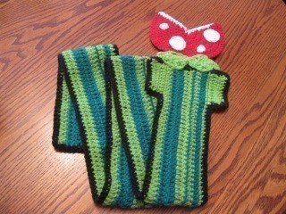 Super Mario Bros. Piranha Plant inspired Scarf