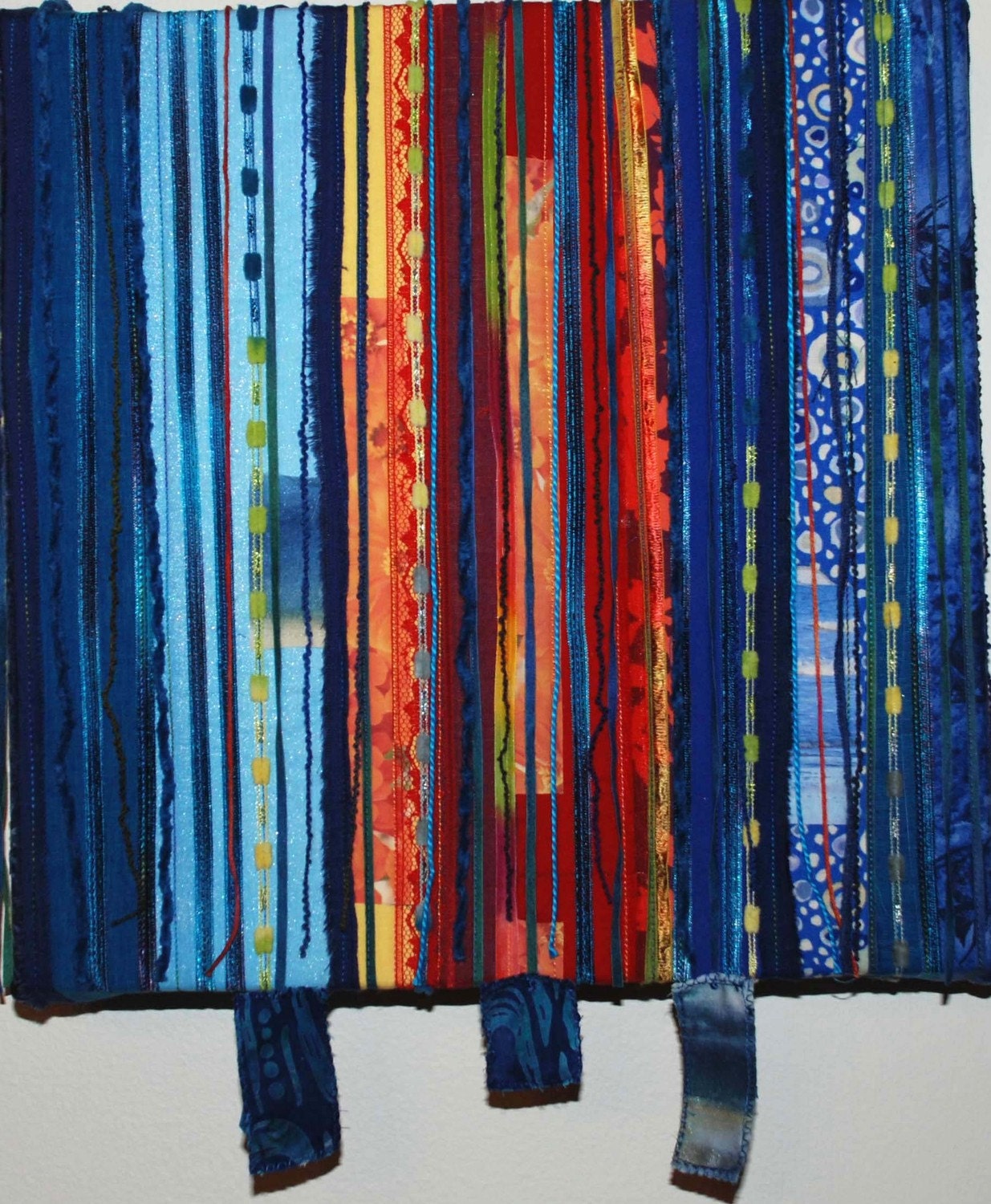Hidden Surprises I FIber Art Quilt