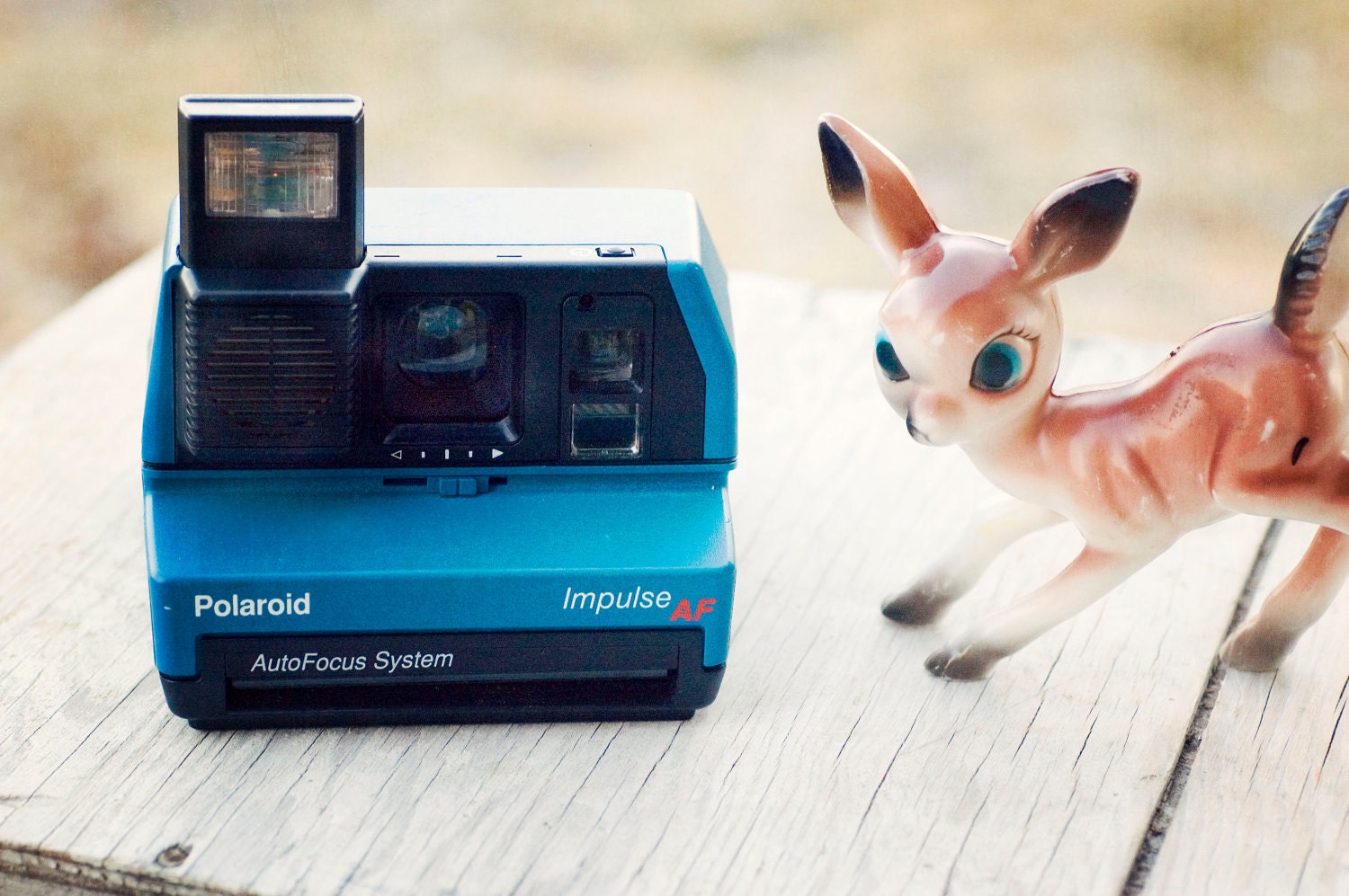 Film Tested Polaroid Impulse AF Instant Camera in Fabulous Blue