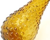 Genie Bottle Harvest Gold Decanter Vintage 1970s