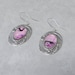 Earrings Coming Home Black Bird Cage Cab Art Nouveau