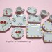 Dollhouse Miniature Ceramic plates cups saucers dishes