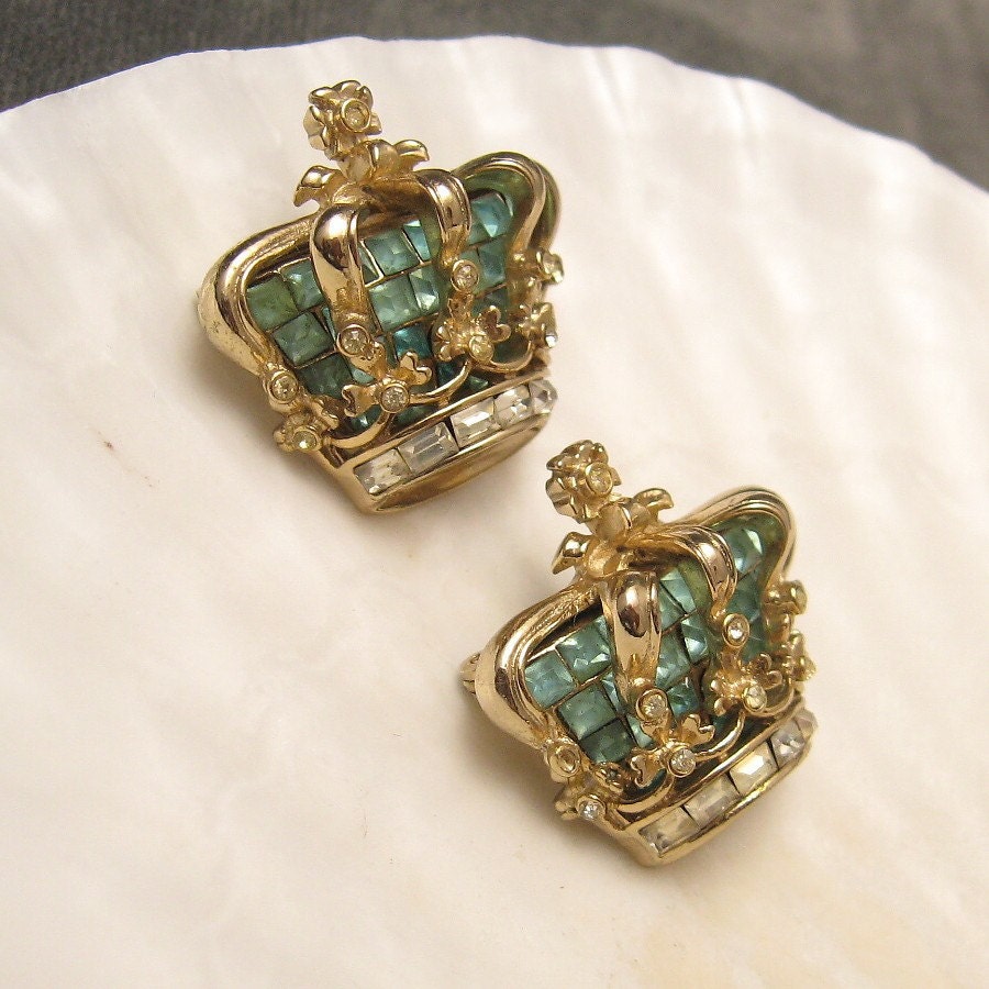 Vintage Coro Brooch Golden Jubilee Pair P3914
