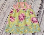 Freshcut Knot Dress  - Available In Custom Sizes 12M 18M 2T 3T 4T 5 6 7 8