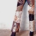 GLaM RoCK Peace Custom Hand Embellished Ladies Jeans DeepBlueC