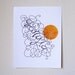 Calligraphic State. Georgia. 8 1/2 x 11 Print