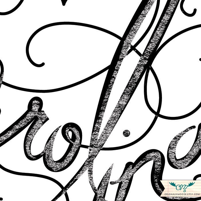 Calligraphic State. South Carolina 8 1/2 x 11 Print