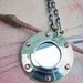 Porthole Pendant Nautical Necklace Brass Cruise Ship Unisex Gift Under 50