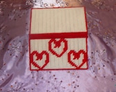 Triple Heart Checkbook Cover