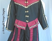 MADE TO ORDER Mens Renaissance Costume - Doublet with Slops or Breeches