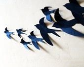 12 3D Bird Wall Art
