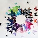 30 3D Butterfly Wall Art Circle Burst