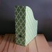 Magazine/file holder - Green clovers