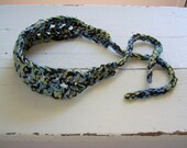 Headband, Organic Cotton, Blues. Greens and Black
