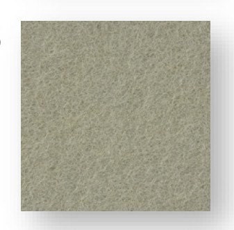 16" x 16" Sun Felt Quality Wool Felt Fabric - CLOUDY GREY (No. 273)