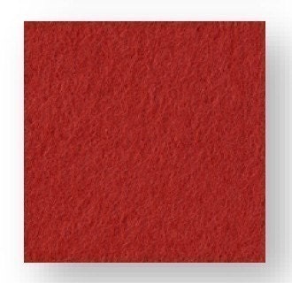 16" x 16" Sun Felt Quality Wool Felt Fabric - DARK RED (No. 117)