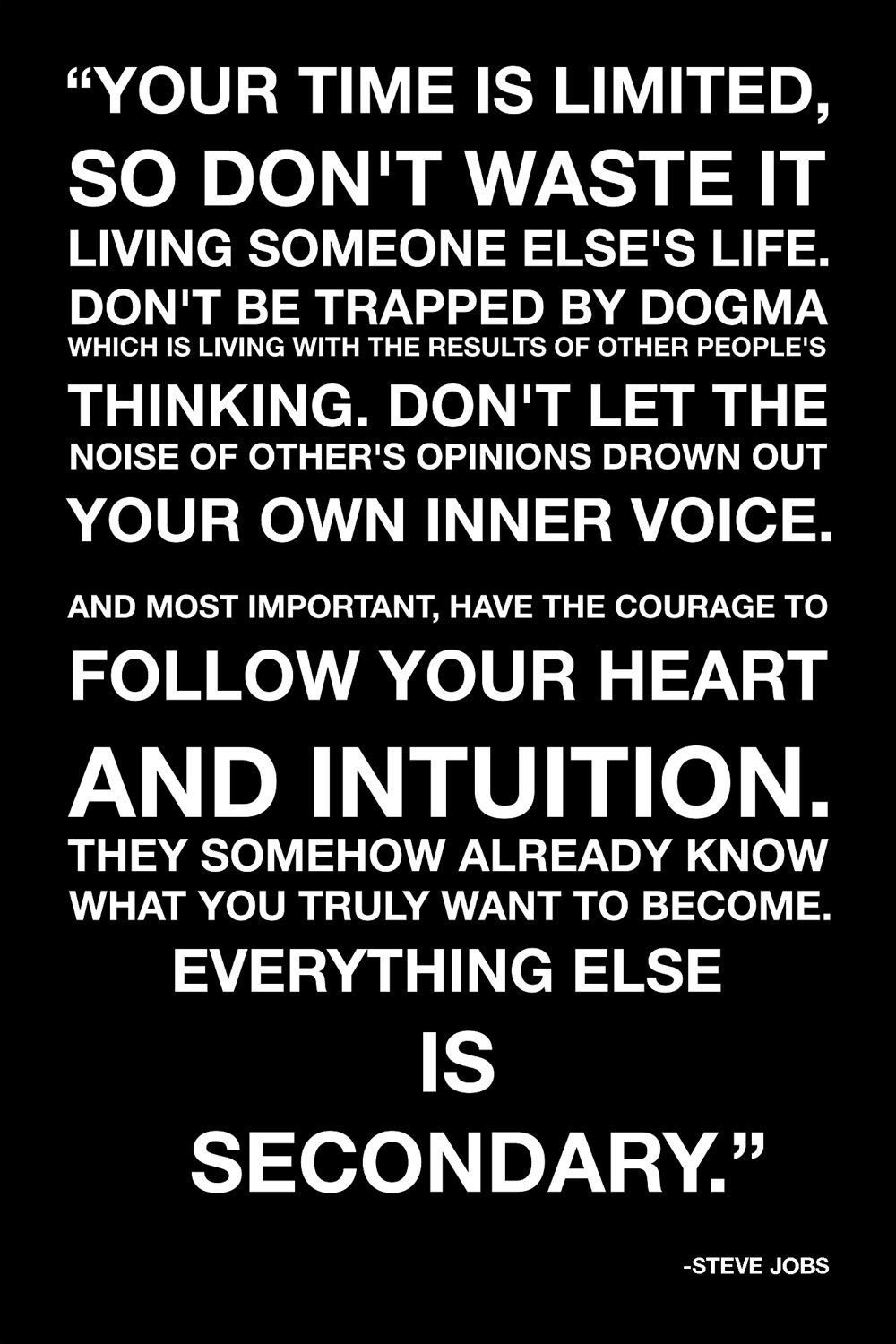 Steve jobs graduation speech quotes 07 picture