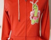 Meganium Chikorita Pokemon Coral Hoodie Jacket