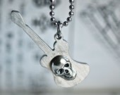 Guitar Necklace - Solid Stainless Steel pendant