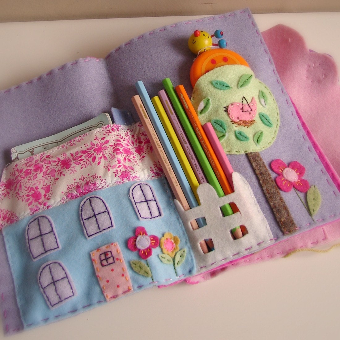 Fun Activity pack hand embroidered and applique