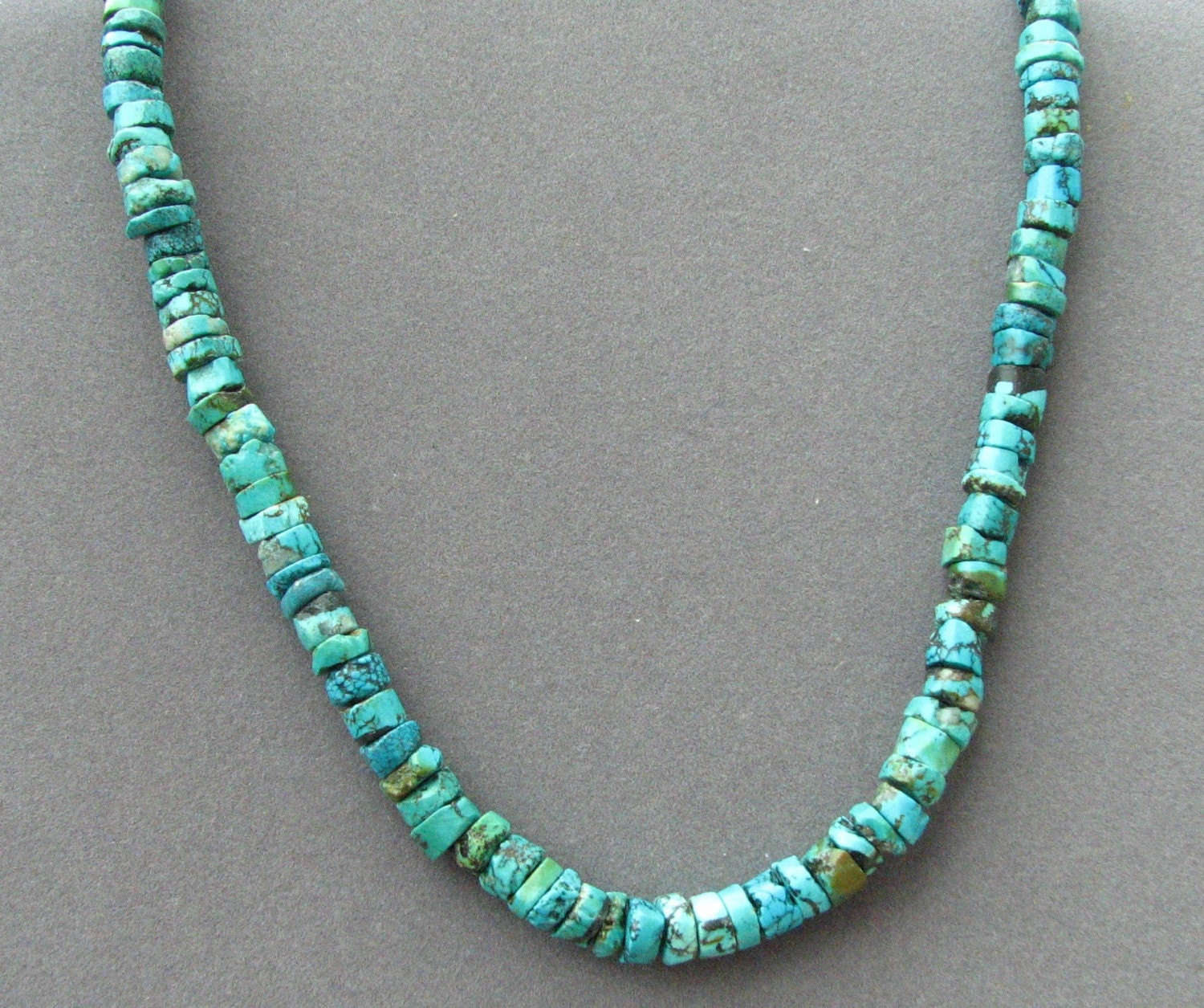 Turquoise Heishi Unisex Necklace