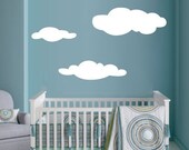 Wall Art Vinyl Decal Sticker Nursery Kids - Simple Clouds