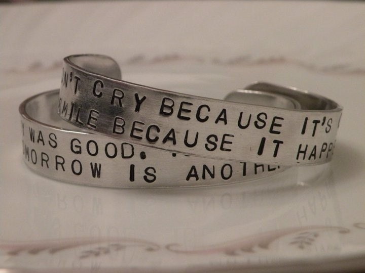 Handstamped Dr. Seuss Bracelet