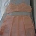 RESERVED For Ting Ting // 1920s lingerie / 20s silk bra and panties set peach // Sz, Small