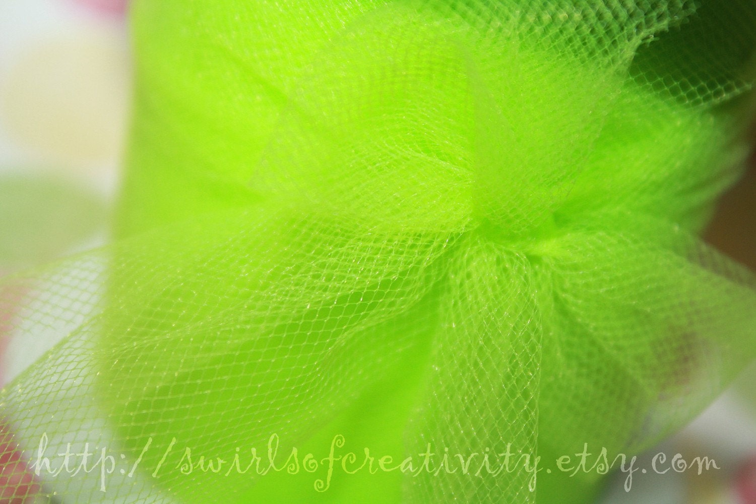 green tulle