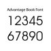 Modern Home Address  Advantage Numbers - 4 House Numbers 13x8 inches Custom for you by Atlas Signs and Plaques