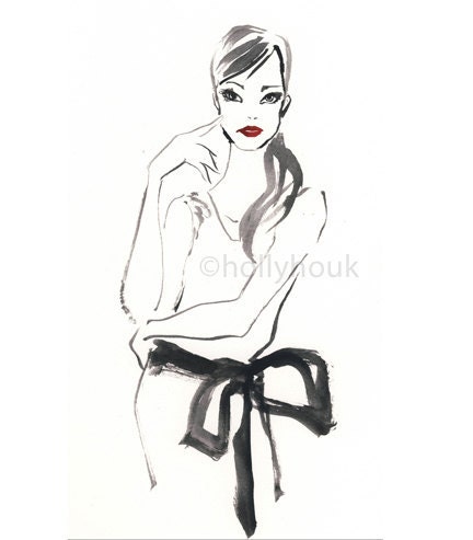 Black bow