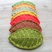 Felt Leaf Hair Clips //  Embroidered //  Choose 3 Leaves // Customize Leaf Pile by OrdinaryMommy on Etsy