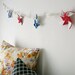 Felt Pinwheel Garland Banner // Patriotic Red White and Blue // Nautical Summer Decor by OrdinaryMommy on Etsy