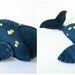 Blue Whale Soft Sculpture with Barnacles High Seas Adventure Home Decor by OrdinaryMommy on Etsy