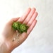 Felt Succulent Hair Pins // Moss Green // Womens Hair Accessories Handmade by OrdinaryMommy on Etsy