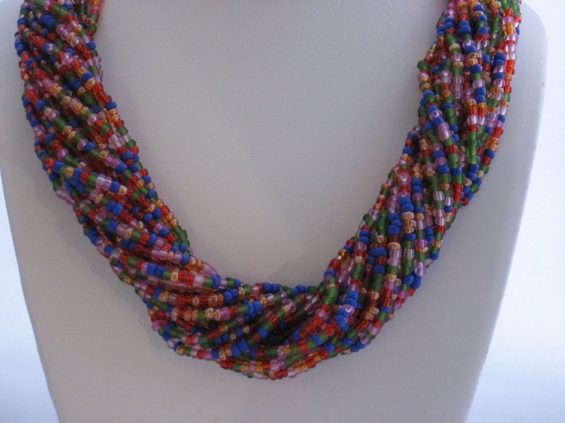 Multicolor Beaded Necklace