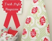 As seen in Fresh Style Magazine - Ironing Board Cover - Lulu Rose in Green