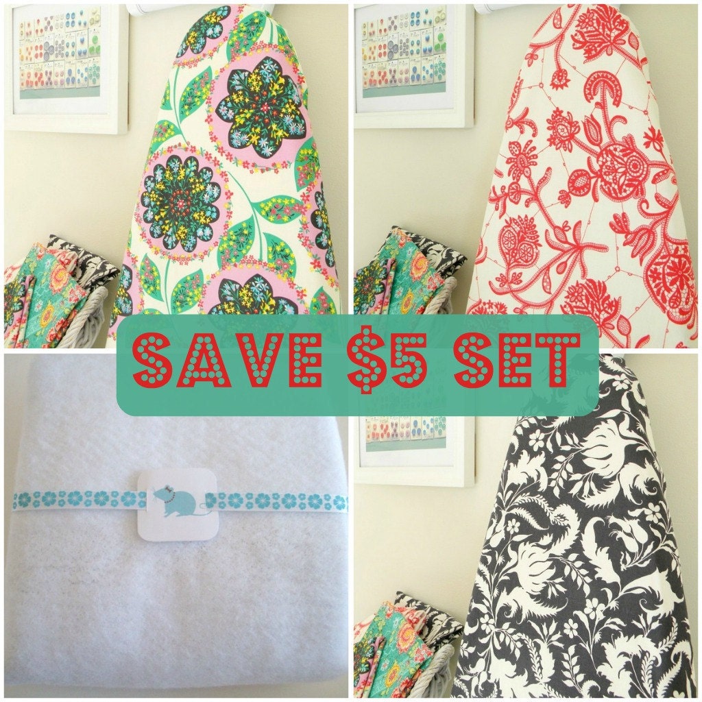 Save 5 Dollars Set - Ironing Board Cover and Pad set