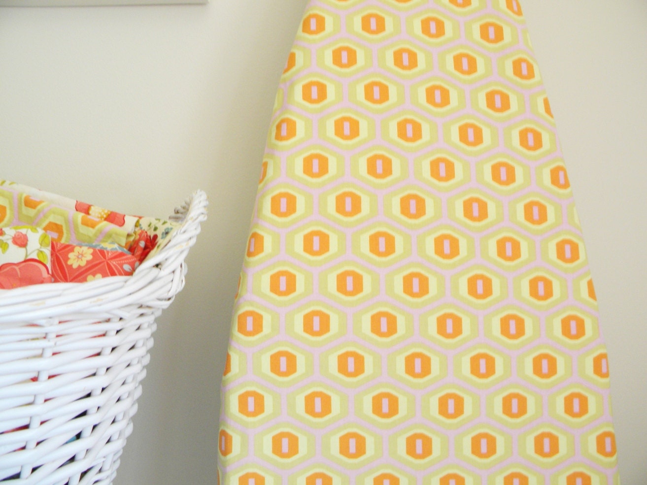 Ironing Board Cover - Honeycomb in Pink