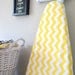 LAST ONE - Chevron Ironing Board Cover in Yellow and White - discontinued fabric