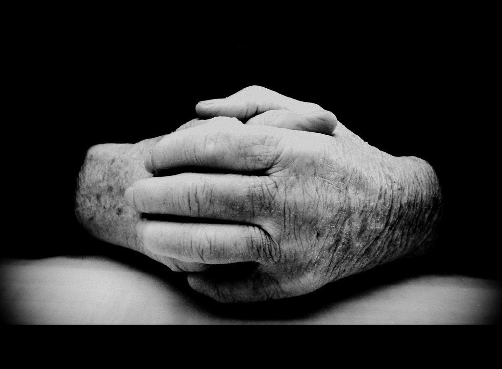 Hands, Time, Life, Black and White Photography, 8 x 10, Fine Art Photographic Prints