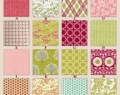 Custom Crib Bedding Set - YOU DESIGN, WE CREATE -  Modern Meadow in Berry