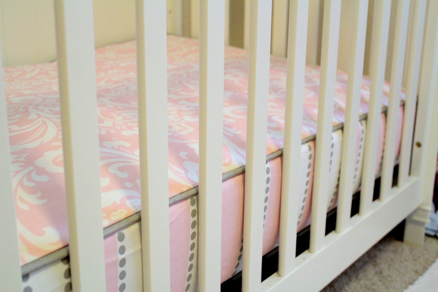 Bumperless Crib Bedding - Choose Your Own Fabrics